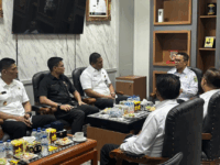 Kunjungan kerja Deputi Bidang Geopolitik Dewan Pertahanan Nasional (Wantannas), Begi Hersutanto, ke Kutai Timur (Kutim) (dok : Ahm/expresi)