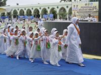 pelaksanaan Manasik Haji Akbar di Lapangan Ka'bah Masjid Agung Al-Faruq, Sangatta