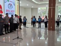 Kepala Dispora Kukar Aji Ali Husni di acara pelepasan atlet Kukar menuju Popda PPU.