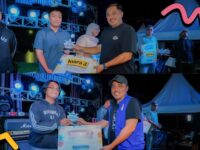 Kabid Kepemudaan Dispora dan Ketua KNPI Kukar di acara Pekan Raya Pemuda Idaman Terbaik Expo belum lama ini.
