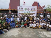 Silaturahmi dan Latihan Bersama Penyumpit Se-Kalimantan ini dibuka oleh Kepala Dispora Kutim Basuki Isnawan,