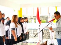 Momen pelantikan pengurus cabang olahraga Akuatik Kukar belum lama ini.