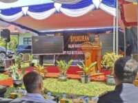 Bupati Kutai Timur, Ardiansyah Sulaiman saat mengisi sambutan Hut POMAD ke 79