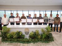 Penandatanganan kontrak pengerjaan infrastruktur di IKN (dok: OIKN)