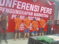 Tersangka kasus narkoba di Bontang dan Kutim (dok: Labib/expresi)