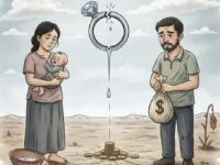 Ilustrasi perceraian karena masalah ekonomi (dok: AI)