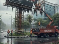 Ilustrasi penertiban iklan atau reklame rokok