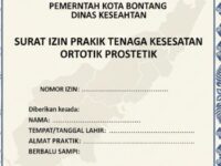 Ilustrasi izin praktik ortotik prostetik (dok: ist)