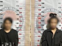Dua tersangka pengedar Obat Keras Berjenis pil LL (Dok. Polres Bontang)