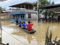 Kondisi banjir di Long Malah, Kutai Timur (Dok: Istimewa)