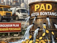 Ilustrasi perusahaan di Kota Bontang yang pajak kendaraannya menunggak (dok: AI)