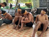 Empat tahanan Polsek Sangkulirang yang sempat kabur kembali diamankan (Dok: Polres Kutim)