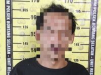Tersangka pembawa badik di Bontang (dok: Polres Bontang)