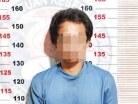 Tersangka pengedar sabu inisial Ni (34) saat diamankan Polres Bontang (Dok: Polres Bontang)