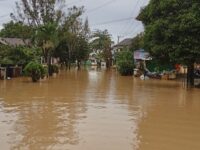 Banjir di Guntung, Kota Bontang, Kamis 8 Januari 2026 (dok: BPBD Bontang)