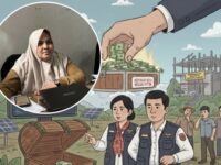 Kepala Bidang DPMDes Kutim, Yudieth dan Ilustrasi pengelolaan Dana Desa di Kutim yang menjadi sorotan.(Dok: ilustrasi)