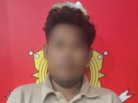 Tersangka kasus penggelapan uang di Samarinda (dok: Polresta Samarinda)