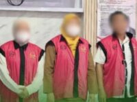 3 tersangka kasus korupsi Bimtek Dishub Kota Bontang (dok: Kejari Bontang)