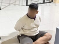 Terduga pelaku KDRT di Sungai Pinang Samarinda (dok: Polresta Samarinda)