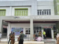 Suasana peresmian Puskesmas Teluk Lingga. Gedung yang sebelumnya merupakan eks Kantor Pengadilan Negeri Kutim itu kini resmi difungsikan sebagai fasilitas layanan kesehatan masyarakat.(Dok: tio/expresi)