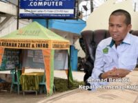 Kepala Kemenag Kutim, Ahmad Berkati, menyampaikan ketentuan zakat fitrah dan fidyah Ramadhan 1447 H/2026 M.(Dok: tio/expresi)