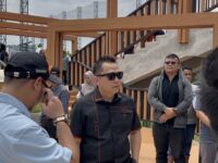 DPRD Samarinda sidak pembangunan taman balai kota (dok: wan/expresi)