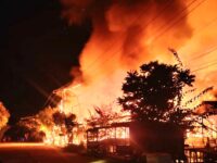 Kebakaran di Kota Bangun, Kukar (dok: Relawan)