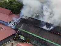 Kebakaran di SMPN 2 Samarinda (dok: relawan)