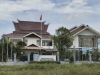 Kondisi gedung lama perpustakaan Kutai Timur.(Dok: tio/expresi)