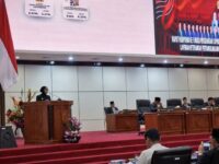 Wali Kota Bontang Neni Moerniaeni menyampaikan Capaian Indikator Makro Pembangunan (dok:salsa/expresi)