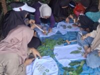 Pelatihan Kerajinan Ecoprint di Bontang sebagai Ekonomi Lokal (dok:salsa/expresi)