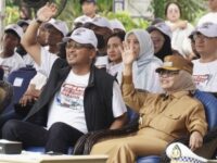 Wali Kota Bontang Lepas pemudik yang mengikuti program Mudik Nyaman Bersama Pupuk Indonesia (dok:prokompim)