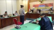 Mantan Kasat Narkoba Polres Kubar saat jalani sidang etik di Mabes Polri (dok: Polda Kaltim)