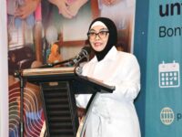 Wali Kota Neni Moerniaeni membuka Orientasi Penguatan Komunikator Metode Komunikasi Antarpribadi (KAP) Bagi Petugas Kesehatan Tahun 2026 di Hotel Equator Bontang, Rabu 3 Juni 2026 (dok:dinkesbontang)