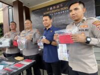 Konferensi pers kasus pencurian di Samarinda (dok: Wan/expresi)