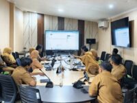 Rapat koordinasi terkait pengajuan dan penerbitan Surat Keputusan (SK) Pembetulan Pajak Barang dan Jasa Tertentu (PBJT) di Bapenda Bontang (dok:ist)