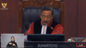 Ketua MK Suhartoyo di Sidang Pengucapan Putusan/Ketetapan di Gedung Mahkamah Konstitusi, Jakarta, Kamis (23/7/2026). (Foto: Tangkapan Layar YouTube MK RI)