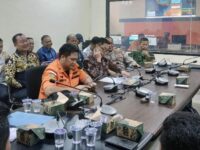 rapat koordinasi pembahasan perkembangan aktivitas Gunung Anak Krakatau yang digelar Badan Penanggulangan Bencana Daerah (BPBD) Kabupaten Lampung Selatan (Dok: expresi)