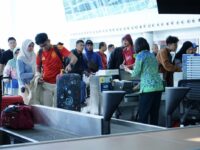 Penumpang di Bandara SAMS Sepinggan (dok: Expresi)