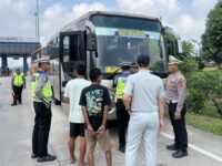 Direktorat Lalu Lintas (Ditlantas) Polda Lampung mengintensifkan inspeksi keselamatan lalu lintas dan angkutan jalan (ramp check) terhadap bus antarkota dan bus pariwisata selama masa libur sekolah 2026 (Dok: expresi)