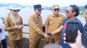 Gubernur Kaltim Rudy Mas’ud tinjau Jembatan Mahulu (dok: ist)